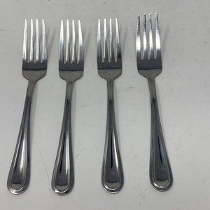 International Stainless IS EDGEBROOK Set Of 4 Salad Forks